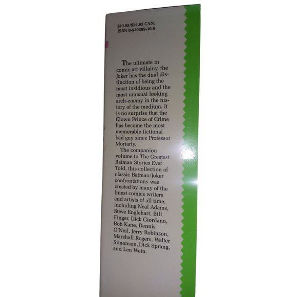 VTG The Joker DC Comics The Greatest Story Ever Told Hardcover Book 1988 - Picture 4 of 12